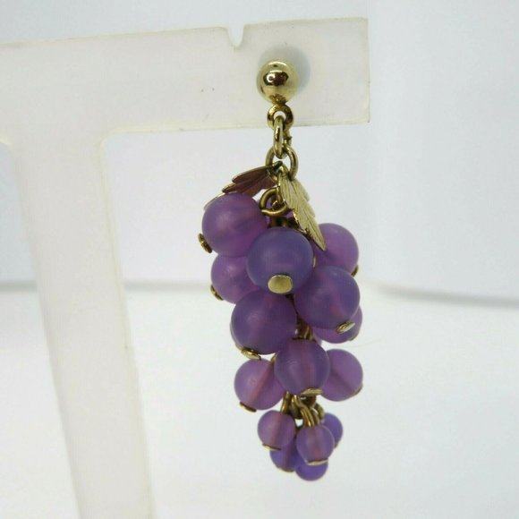 Vintage Pierced Earrings Lot of 3 Pairs Wire Posts Mid Century Modern Mixed - Picture 7 of 10